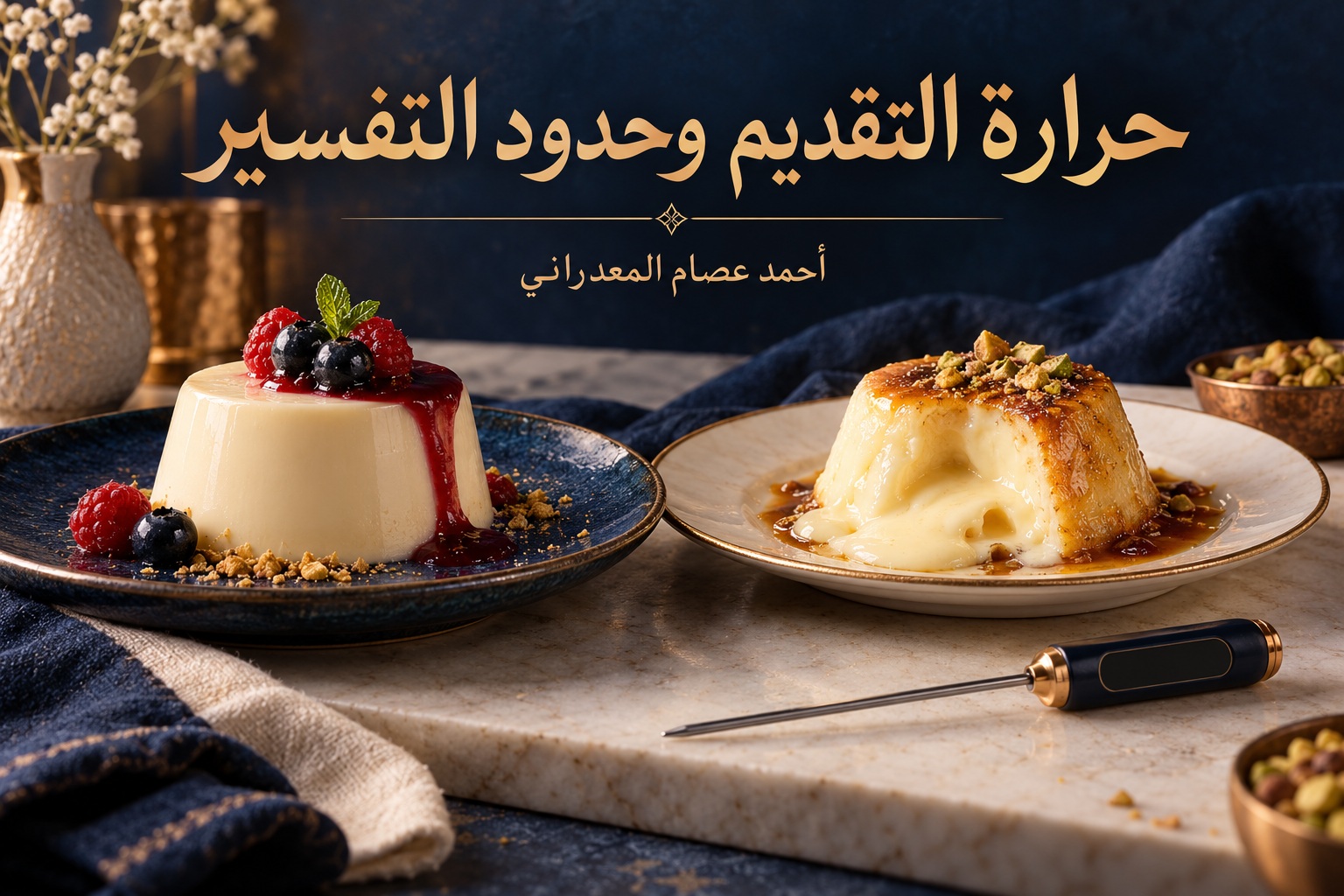 حرارة التقديم وحدود التفسير: من قناة TRPM5 إلى الحلاوة المدركة