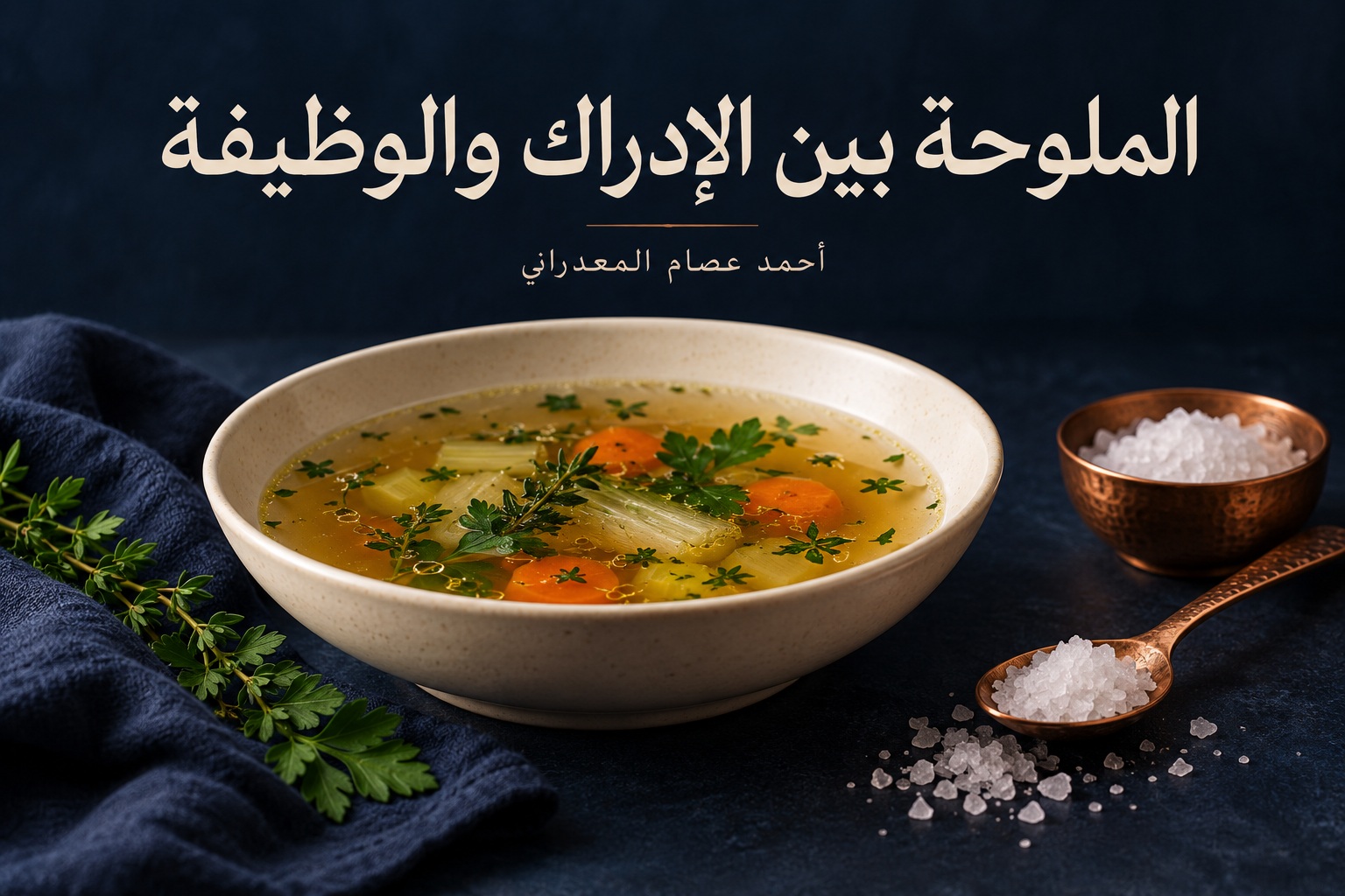 Saltiness Between Perception and Function: When Does Salt Support a Dish?